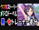 【ウマ娘】メジロドーベル　男・女トレーナー差分　ウマ娘ストーリー