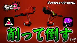 【実況】デュアルスイーパーカスタムの適切な火力で遊ぶナワバリバトル
