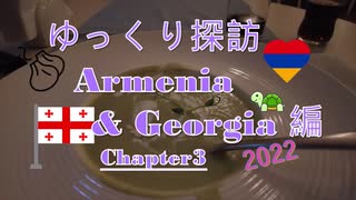 ゆっくり探訪　Armenia & Georgia 2022 編 chapter3　ディナー・カフェ・芸術の丘