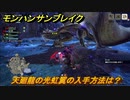 モンハンサンブレイク　天廻龍の光虹翼の入手方法は？装備素材集め　＃７７８【ＭＨＲ】