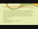 New Updated Microsoft MD-100 Exam Questions - Itfreedumps