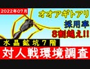 ザアンツ対人戦環境調査2022年7月水晶鉱坑編【ザアンツ】