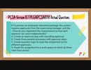 Latest questions for PCSA Version 8.7 PEGAPCSA87V1 Exam