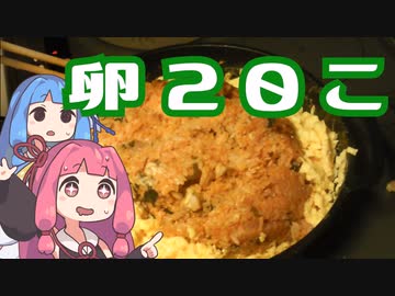 【卵20個分】メガ盛りオムライス【VOICEROIDキッチン】