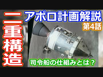【ゆっくり解説】アポロ宇宙船ってどんな仕組み？司令船解説編　アメリカの宇宙開発の歴史28