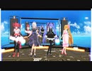 MMD、ハク、ミク、テト、ネル、で、アイマリンプロジェクト、MarineBloomin