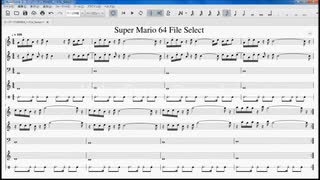 スーパーマリオ64 ファイル選択画面