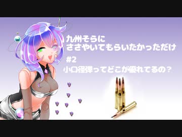 【単品解説】小口径弾ってどこが優れてたの？【九州そらにささやいてもらいたかっただけ】