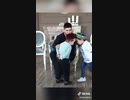 ホモと見る　警戒レベル最高 の対応をする子供たち