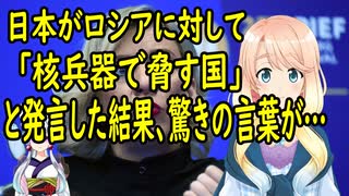 ロシアに対し「「核兵器で脅す国」と言った結果、ロシアからとんでも無い発言が・・・【世界の〇〇にゅーす】