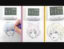 YouTubeショートでバズった3分ですとぷりメンバー描いてみたのまとめ。