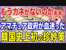 もうカネがないのかぁぁ！アマチュア政府が血迷った！韓国史上初の珍妙策！