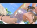 【DoaXvv/モニカ】横寝・足上げ/紺色のスク水+ほたか /キュート? 071700