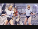 [SC6 ryona]姉妹で運動会～体操服ソフィーティア vs カサンドラ