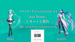 stay homeのリモート2重唱ボカロオペラ