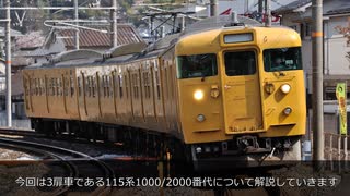 迷列車車内観察シリーズ Vol.9 「車内で振り返る　広島支社の115系1000・2000番代」