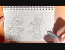 イラストタイムラプス【undertale/アンダーテール】【まぐろぅろ】