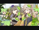 公園のずんだもんにエサをあげてるおばさんの話