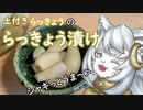 【料理】らっきょう漬け【土付きらっきょ】