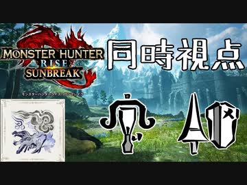 【MHR:SB】脳筋ランサー×回復ライト 凹凸な二人の同時視点 #1