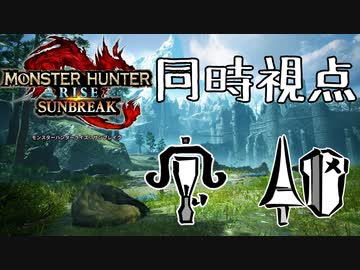 【MHR:SB】脳筋ランサー×回復ライト 凹凸な二人の同時視点 #2
