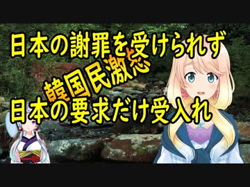 【韓国の反応】日韓関係改善に向け、韓国側が日本の謝罪を受けられず日本の要求だけ聞き入れたとして韓国さんが激怒【世界の〇〇にゅーす】