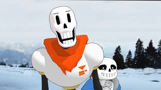 [UNDERTALE MMD]スケルトン兄弟がロマンスの神様