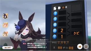 【ウマ娘】キャンサー杯２０２２グレードＡ決勝ライスシャワー１着