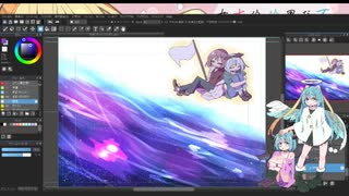 【イラストメイキング】病みかわいいイラスト描きます！【100日チャレンジ055日目】