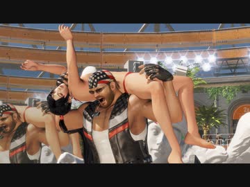 【DOA6 ryona】水着紅葉にアルゼンチンバックブリーカー