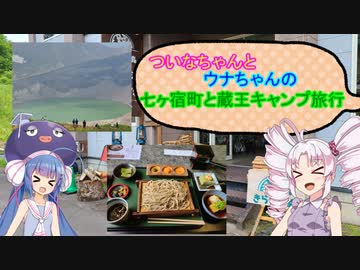 ついなちゃんとウナちゃんの宮城県七ヶ宿キャンプ旅行