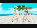 【MMD】Tokyo Summer Session～艦これ摩耶・鳥海水着～
