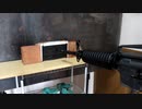 M4A1で不織布マスクを撃ってみる