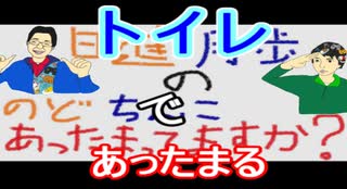 【ラジオ】日進月歩ののどちんこあったまってますか？～トイレのトラブル～