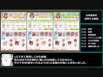 【ゆっくりウマ娘】1凸でもそこそこ強い最強サポカ玉座の性能解説と引く目安【biimシステム】