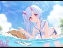 【ブルーアーカイブ】水着和楽チセ【絆ストーリー】
