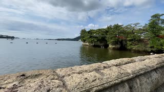 日本三景　松島　松島公園第一駐車場近くから海を臨む　2022　0724