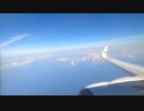 【空に翼】飛行機の窓から撮影したよ【GOPRO】