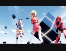 【MMD】らぶ式Sayla・Yuki・Rougeで『Hurly Burly』gundam-like ver.