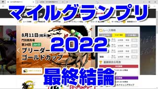 【競馬予想】マイルグランプリ 最終結論【大井競馬】