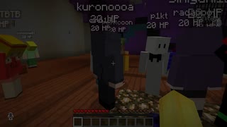 実況者コラボ！近づくと喋れるマイクラで青鬼ごっこ人狼！【マインクラフト】金豚きょー