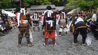 相馬野馬追祭　相馬中村神社　出陣式(2）