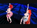 【MMD】かなしい交信【重音テト　波音リツ】