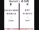 適当すぎるドイツ語の性の見分け方