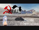 【WoT】ソ連戦車兵あおいちゃん Part02 T-34Shielded【VOICEROID実況】