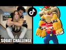 マリオ、Tik Tokチャレンジを試みる