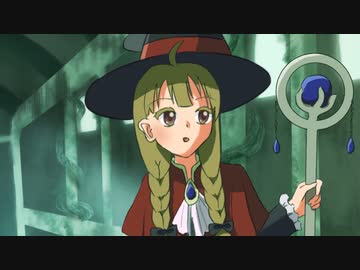 【自作アニメ】廃墟に来た魔法使いの少女