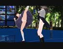 【MMD】姉ヶ崎寧々、リデルさんがセーラー服で格闘Fight Kickers対戦