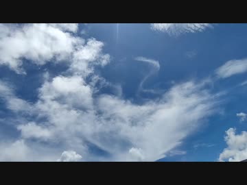 2022年7月29日の空タイムラプス