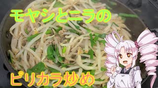 アレンジ凄い！モヤシとニラと挽肉のピリ辛バター炒め＃２３